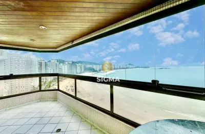 Apartamento com 3 dormitórios à venda, 170 m² por r$ 1.500.000,00 - jardim astúrias - guarujá/sp
