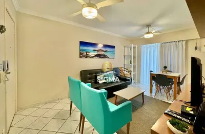 Apartamento com 2 dormitórios à venda, 80 m² por r$ 498.000,00 - pitangueiras - guarujá/sp