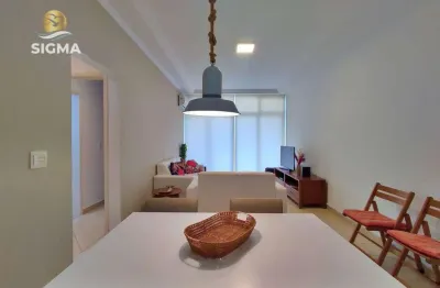 Apartamento com 2 suítes à venda, 98 m² por r$ 750.000 - pitangueiras - guarujá/sp.