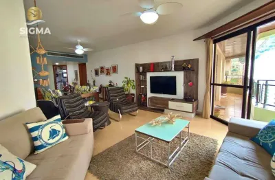 Apartamento com 3 quartos sendo 2 suítes à venda na praia das pitangueiras, guarujá/sp.