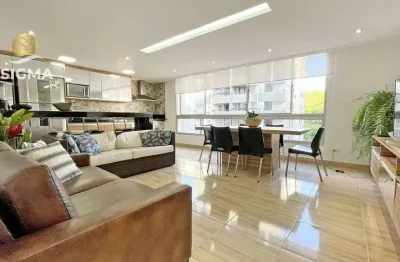 Apartamento com 3 suítes à venda na praia das pitangueiras, guarujá/sp.