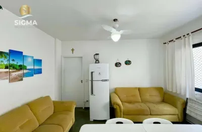 Apartamento com 2 dormitórios à venda, 60 m² por r$ 320.000,00 - enseada - guarujá/sp