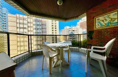 Perto do mar - apartamento com 4 quartos sendo 3 suítes à venda na praia das astúrias - guarujá/sp.