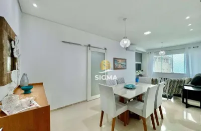 Apartamento com 2 dormitórios sendo 1 suíte à venda, 92 m² por r$ 630.000 - pitangueiras - guarujá/sp