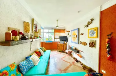 Apartamento com 3 dormitórios à venda, 100 m² por r$ 580.000,00 - pitangueiras - guarujá/sp