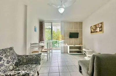 Apartamento com 2 dormitórios à venda, 55 m² por r$ 365.000,00 - pitangueiras - guarujá/sp