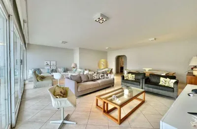 Apartamento com 4 quartos sendo 2 suítes à venda na praia das pitangueiras - guarujá/sp.