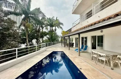 Casa em condomínio fechado com 4 quartos à venda na Avenida Miguel Estefno, 550, Península, Guarujá