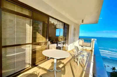 Vista mar - apartamento com 3 quartos sendo 1 suíte à venda na praia das pitangueiras - guarujá/sp.
