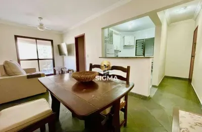 Apartamento com 2 dormitórios à venda, 80 m² por r$ 580.000,00 - pitangueiras - guarujá/sp