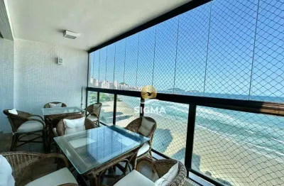 Apartamento com 4 quartos sendo 3 suítes à venda, 175 m² por r$ 1.800.000 - jardim astúrias - guarujá/sp.