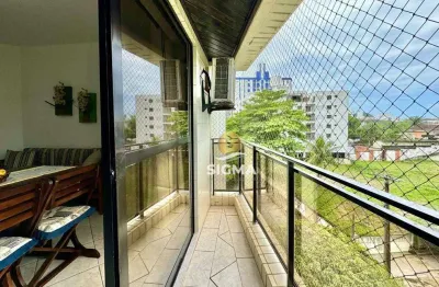 Apartamento com 2 sendo 1 suíte à venda, 72 m² por r$ 440.000 - tombo - guarujá/sp.