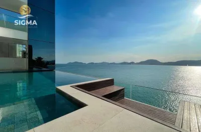 Casa com 6 suítes à venda no condomínio península - guarujá/sp.