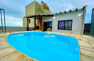 Cobertura com 2 dormitórios à venda, 160 m² por r$ 800.000,00 - enseada - guarujá/sp