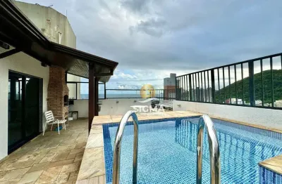 Cobertura com 2 quartos à venda, 160 m² por r$ 750.000 - enseada - guarujá/sp.