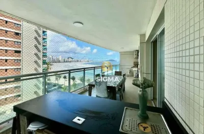 Frente mar - apartamento com 2 quartos sendo 1 suíte à venda na praia das astúrias - guarujá/sp.