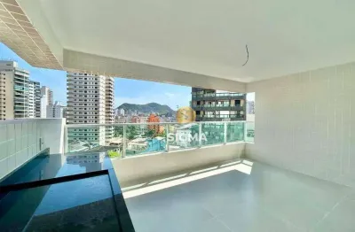 Apartamento com 3 dormitórios à venda, 103 m² por r$ 900.000,00 - jardim astúrias - guarujá/sp