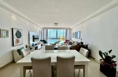 Apartamento com 4 dormitórios à venda, 208 m² por r$ 2.000.000,00 - pitangueiras - guarujá/sp