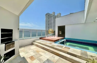 Cobertura com 4 suítes à venda na praia das astúrias - guarujá/sp.