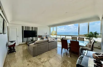 Apartamento com 3 dormitórios sendo 1 suíte, 190 m² - venda por r$ 1.500.000 ou aluguel por r$ 8.000/mês - praia das pitangueiras - guarujá/sp.
