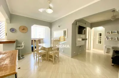 Apartamento com 2 quartos sendo 1 suíte à venda, 65 m² por r$ 480.000 - pitangueiras - guarujá/sp.