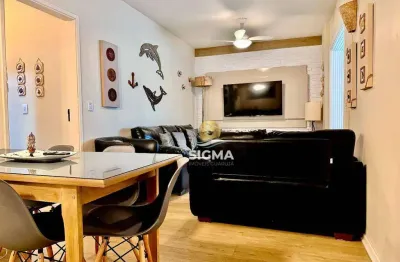 Perto do mar - apartamento com 2 quartos sendo 1 suíte à venda na praia das pitangueiras - guarujá/sp.