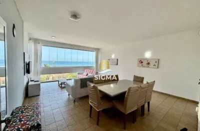 Frente mar - apartamento com 4 quartos sendo 1 suíte à venda, 150 m² por r$ 700.000 - pitangueiras - guarujá/sp.