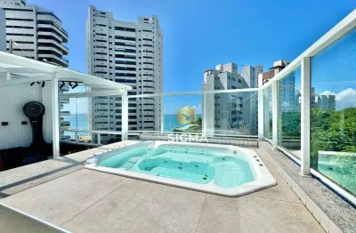 Cobertura com 4 suítes à venda, 235 m² por r$ 1.480.000 - jardim astúrias - guarujá/sp