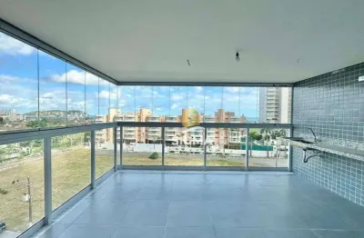 Prédio novo - apartamento com 2 quartos sendo 1 suíte à venda, 64 m² por r$ 720.000 - enseada - guarujá/sp.