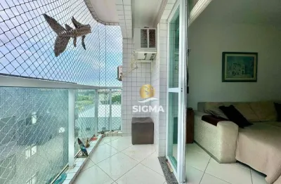 Apartamento à venda, 75 m² por r$ 620.000,00 - tombo - guarujá/sp