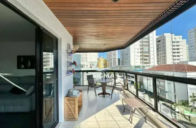 Apartamento com 3 quartos sendo 2 suítes à venda, 116 m² por r$ 600.000 - jardim astúrias - guarujá/sp.