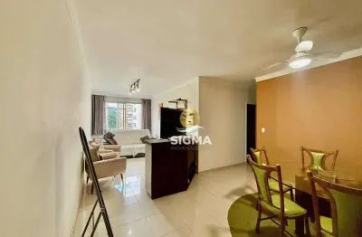 Apartamento com 3 dormitórios sendo 1 suíte à venda, 120 m² por R$ 620.000 - Pitangueiras - Guarujá/SP.
