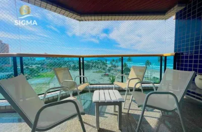 Apartamento com 4 suítes à venda na praia da enseada, guarujá/sp.