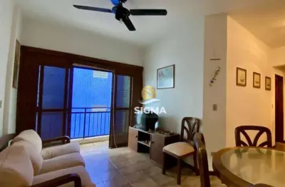 Apartamento com 2 quartos sendo 1 suíte à venda na praia das astúrias - guarujá/sp.