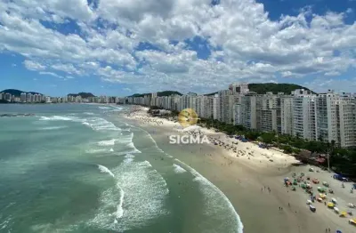 Frente mar - apartamento com 3 suítes à venda na praia das pitangueiras - guarujá/sp.