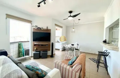 Apartamento com 2 quartos sendo 1 suíte à venda, 75 m² por r$ 460.000 - tombo - guarujá/sp.