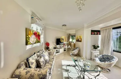 Perto do mar - apartamento com 4 suítes  à venda, 140 m² por r$ 640.000 - pitangueiras - guarujá/sp.