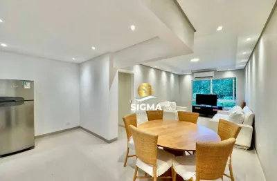 Apartamento com 3 dormitórios à venda, 110 m² por r$ 735.000,00 - astúrias - guarujá/sp