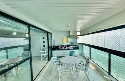 Frente mar - apartamento com 3 suítes à venda, 184 m² por r$ 1.600.000 - pitangueiras - guarujá/sp.