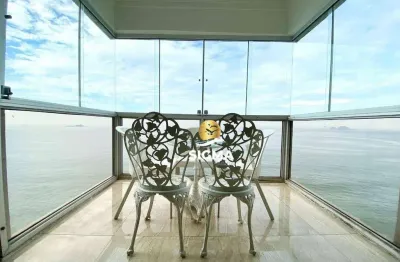 Apartamento com 3 dormitórios sendo 2 suítes à venda, 129 m² por r$ 950.000 - pitangueiras - guarujá/sp.