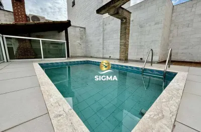 Cobertura com 3 dormitórios à venda, 178 m² por r$ 700.000,00 - enseada - guarujá/sp