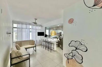 Apartamento com 2 dormitórios à venda, 40 m² por r$ 234.000,00 - enseada - guarujá/sp