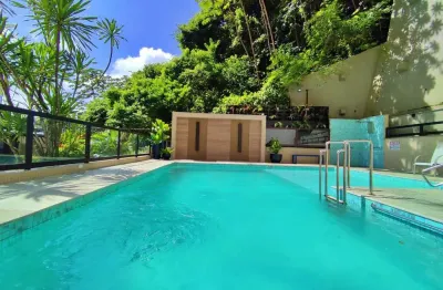 Apartamento com 3 dormitórios sendo 1 suíte à venda, 138 m² por r$ 750.000 - pitangueiras - guarujá/sp.