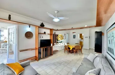 Apartamento com 4 dormitórios à venda, 140 m² por r$ 530.000,00 - pitangueiras - guarujá/sp