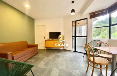 Apartamento com 2 dormitórios à venda, 65 m² por r$ 430.000,00 - jardim astúrias - guarujá/sp