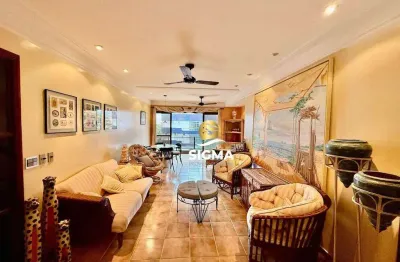 Apartamento com 4 dormitórios sendo 2 suítes à venda, 130 m² por r$ 560.000 - enseada - guarujá/sp.