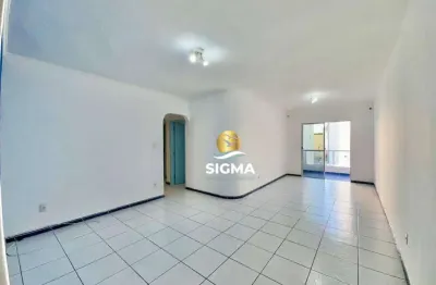 Apartamento com 3 dormitórios sendo 1 suíte  à venda, 100 m² por r$ 450.000 - praia do tombo - guarujá/sp.
