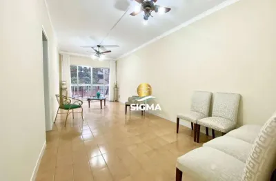Apartamento com 3 dormitórios  sendo 1 suíte à venda, 84 m² por r$ 490.000 - jardim astúrias - guarujá/sp.