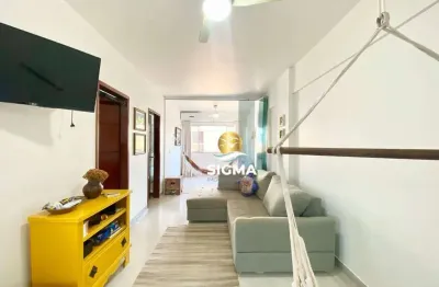 Apartamento com 1 dormitório à venda, 60 m² por r$ 350.000 - jardim astúrias - guarujá/sp.
