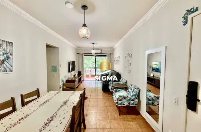 Apartamento com 3 dormitórios sendo 1 suíte à venda, 100 m² por r$ 585.000 - pitangueiras - guarujá/sp.